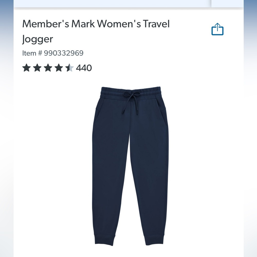 Member’s Mark Women’s Travel Jogger